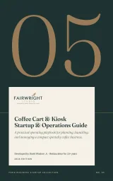 Coffee Cart & Kiosk Startup & Operations Guide (Kindle eBook) cover
