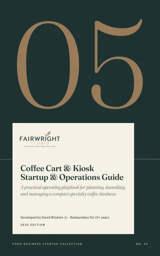 Coffee Cart & Kiosk Startup & Operations Guide cover