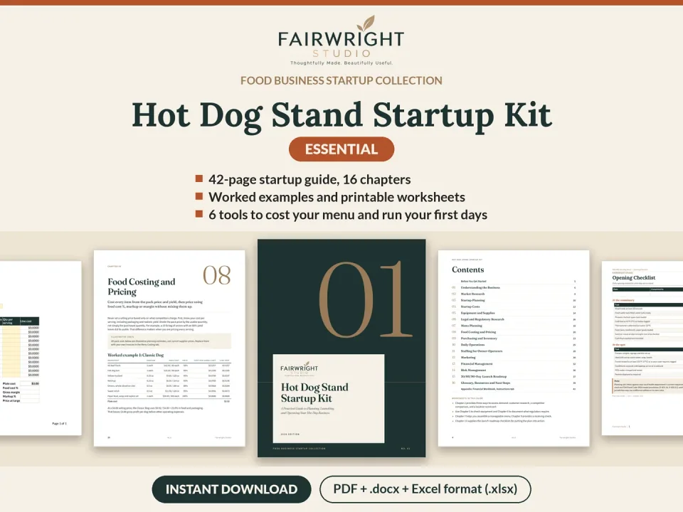 Hot Dog Stand Startup Kit, Essential: main product preview