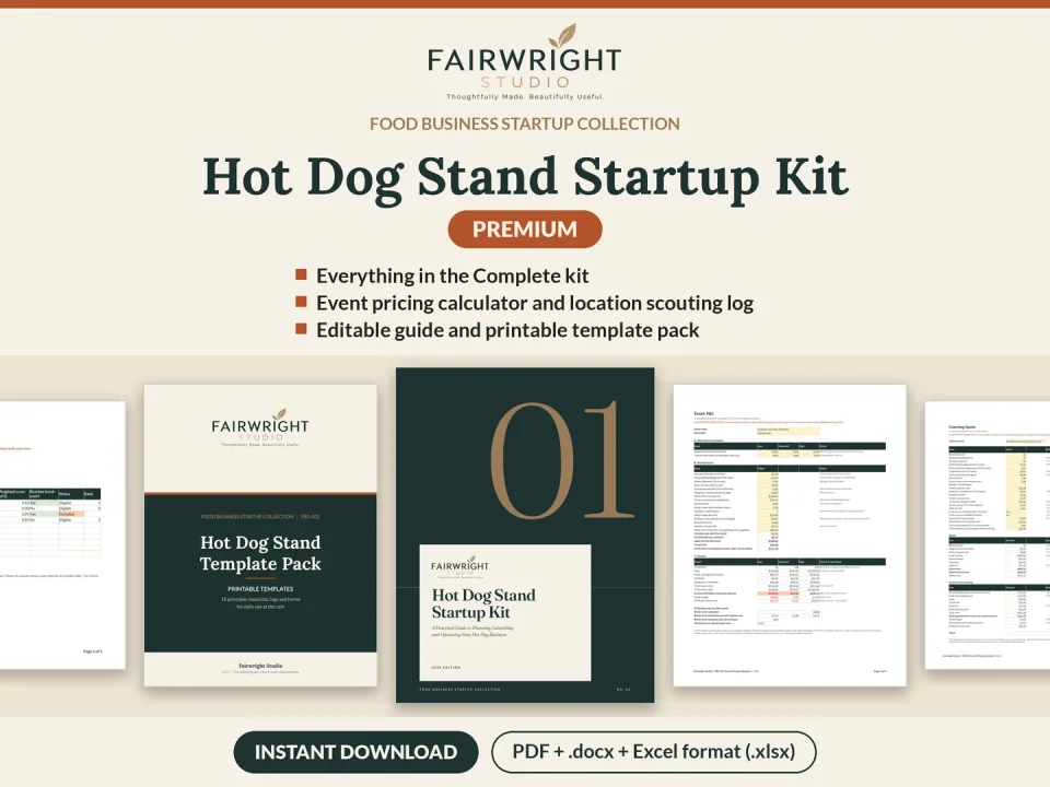 Hot Dog Stand Startup Kit, Premium: main product preview