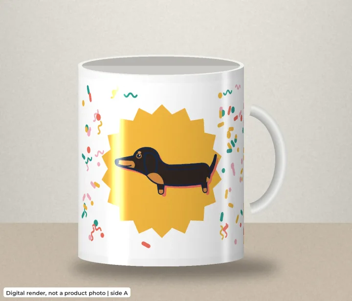 Pet Line Portrait Mug, 11oz
