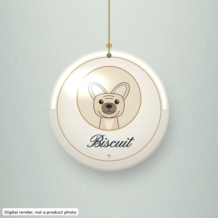 Pet Line Portrait Ceramic Ornament